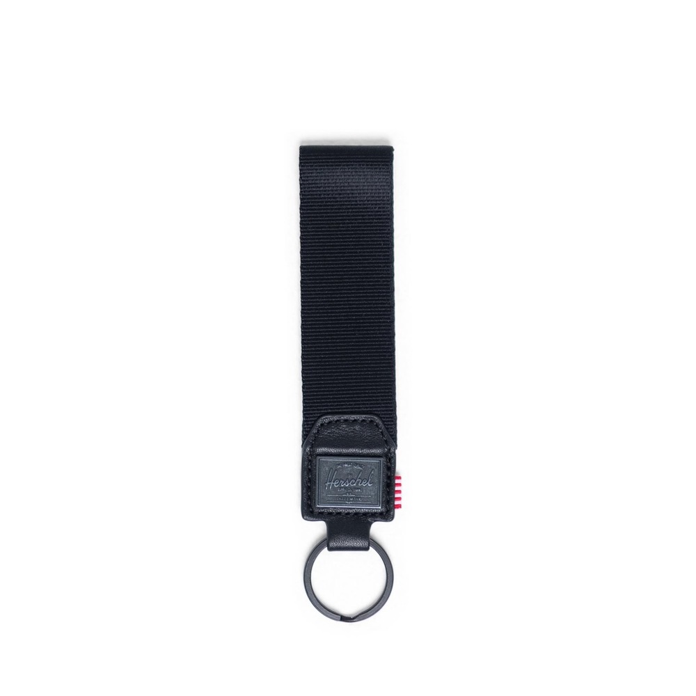 Herschel Black Lanyard Keychain